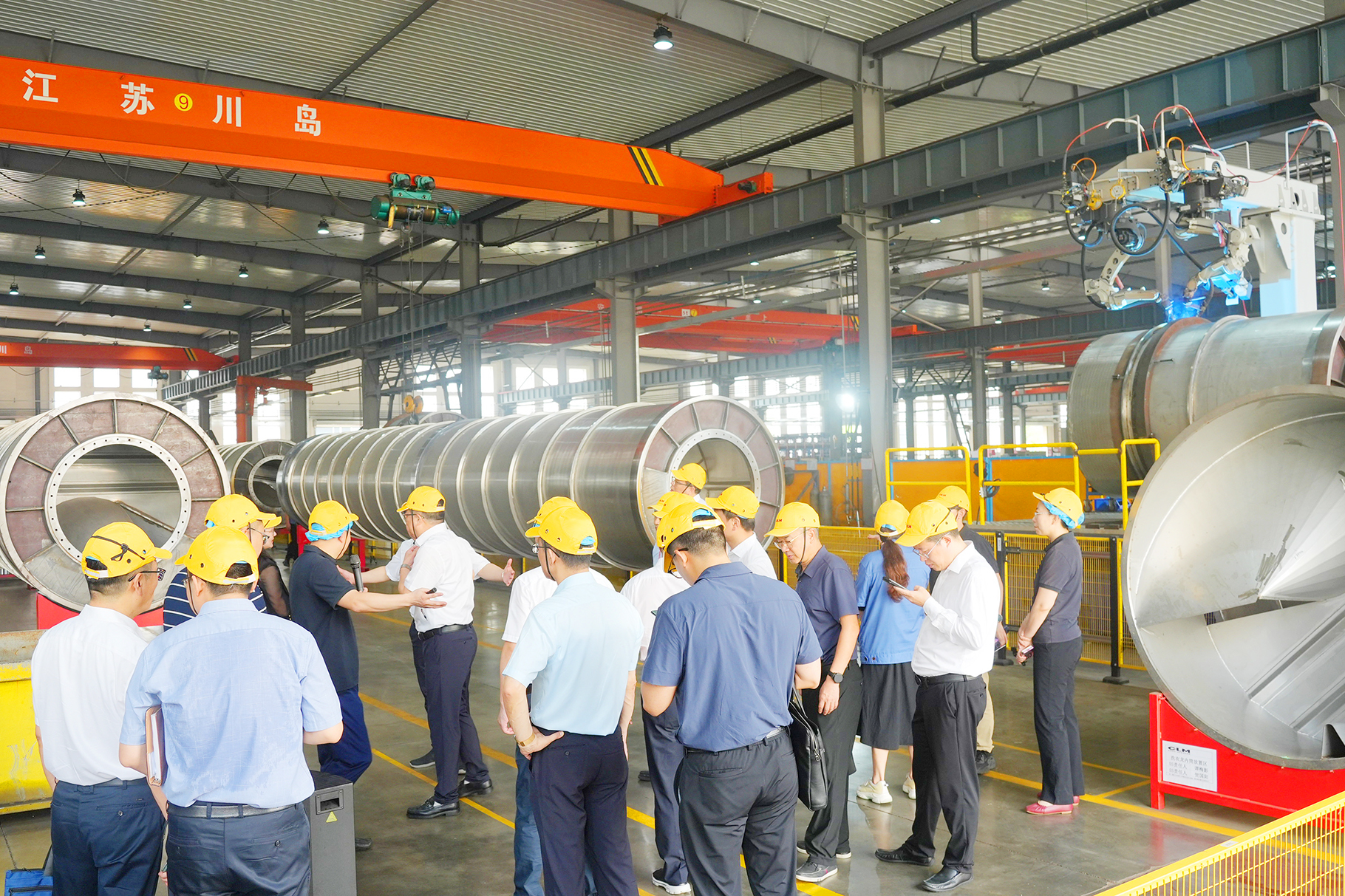 Nantong Executive Deputy Mayor Wang Xiaobin Visited CLM for Investigation