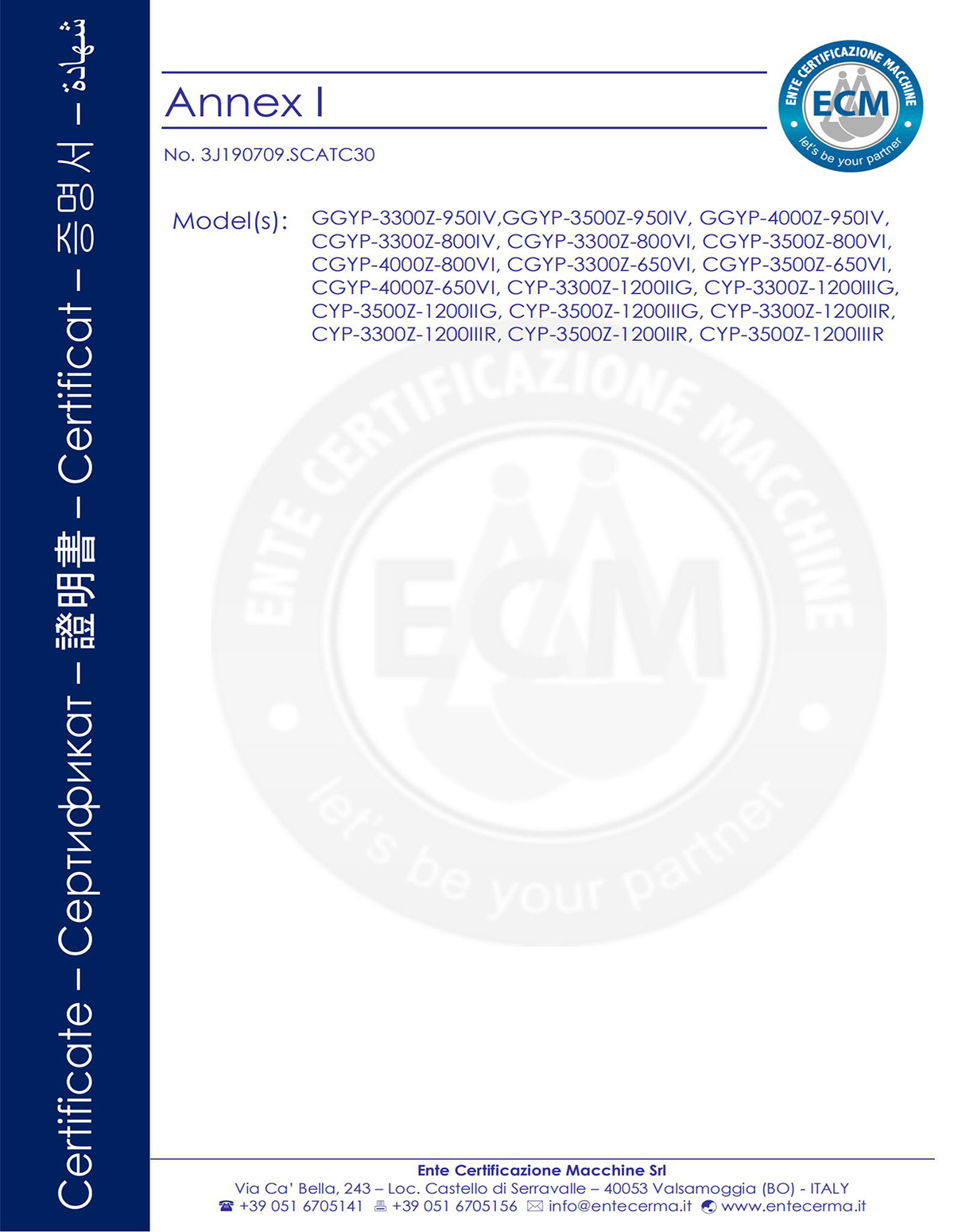 CE Certificates (4)