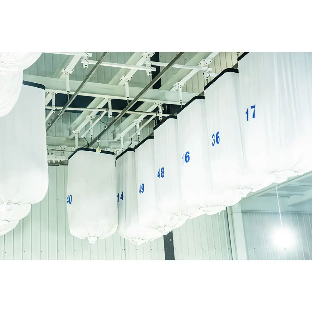 White Hanging Laundry Bag (for Clean Linens)