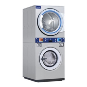 Coin-Operated Stacked Washer Dryer – Hardmount