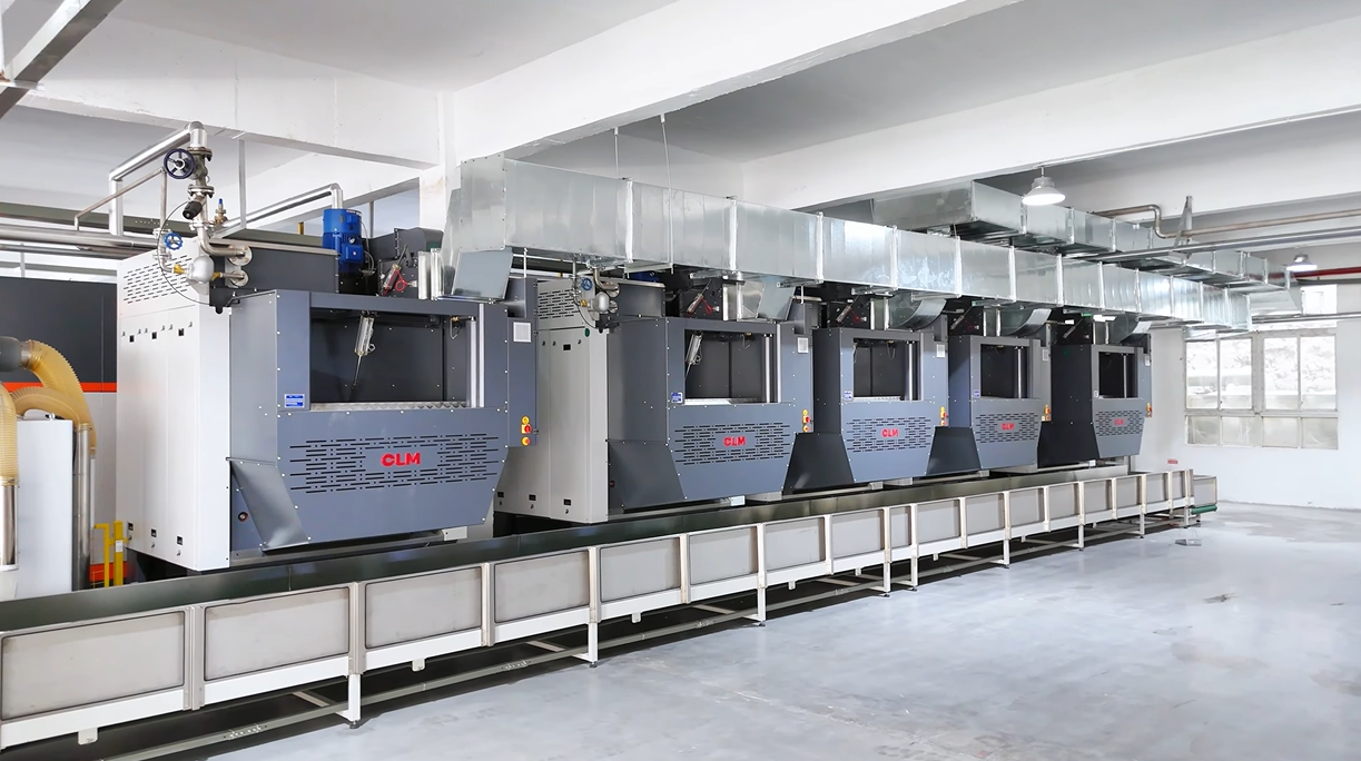 How many tumble dryers are needed in a tunnel washer system?