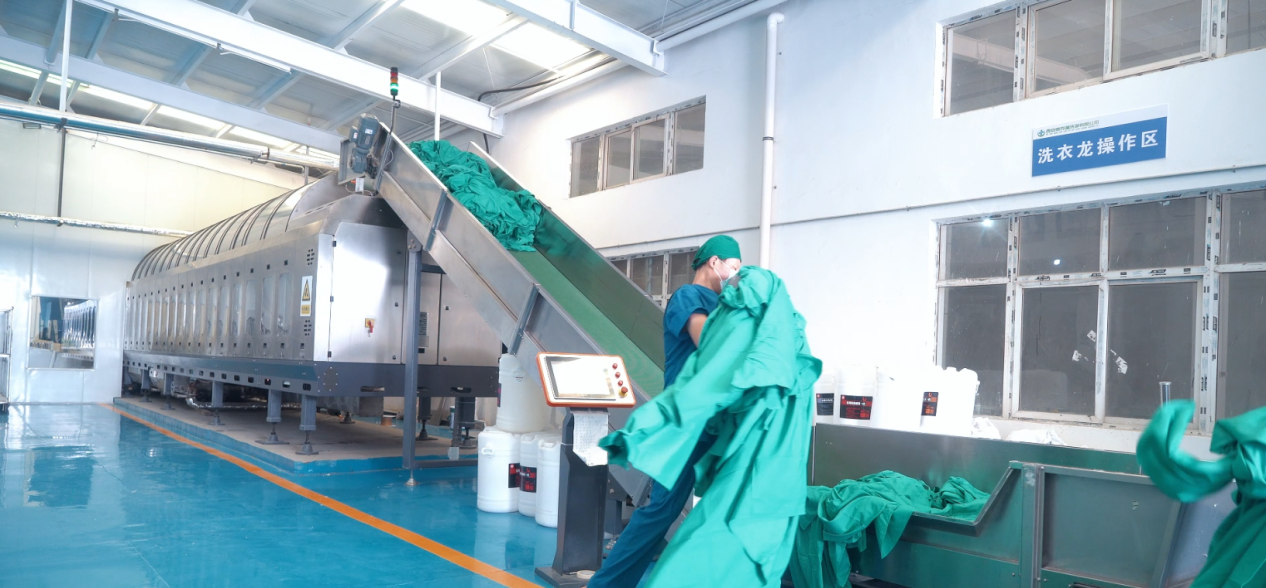 Why Medical Linens Must Use “Single Entry and Single Exit” Rinsing Structure?