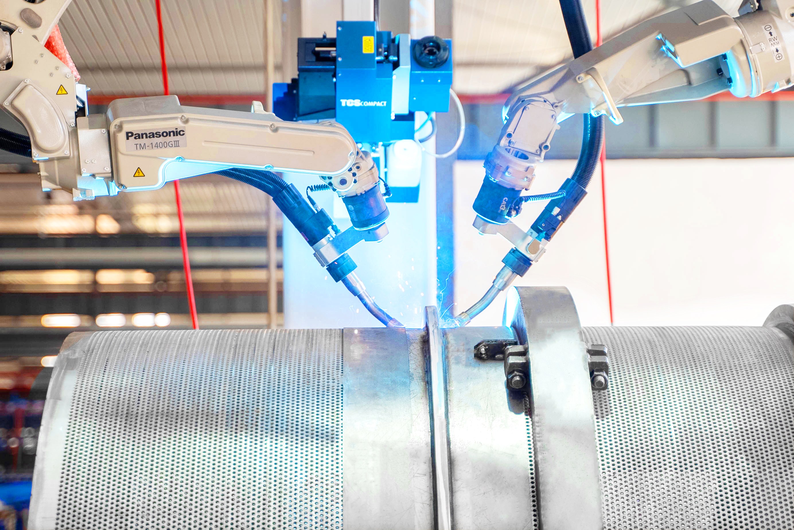 Kingstar Automation Workshop Upgrade Again-The welding robot put into use