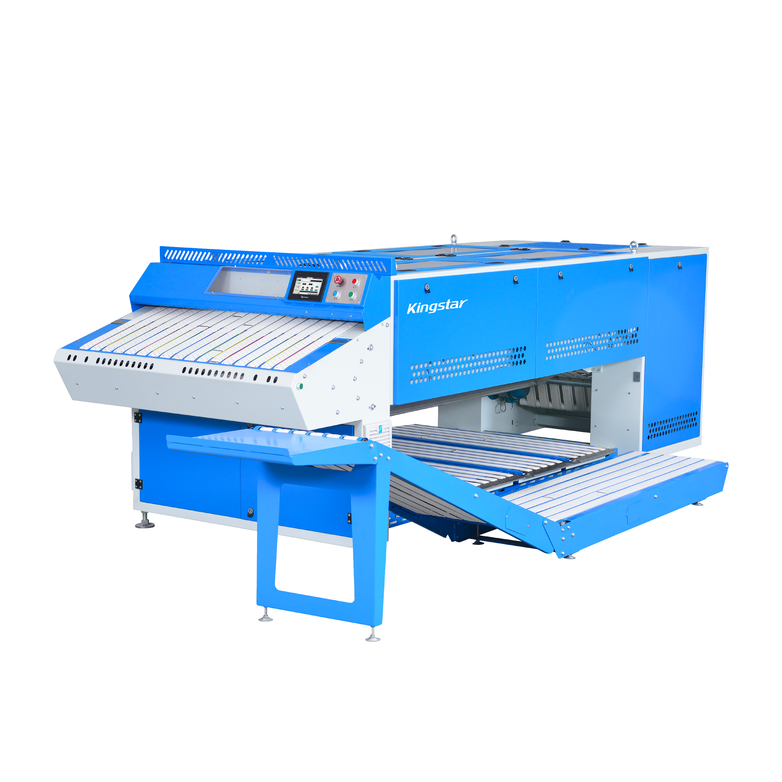 Towel Folder With Mechanical Folding Blades