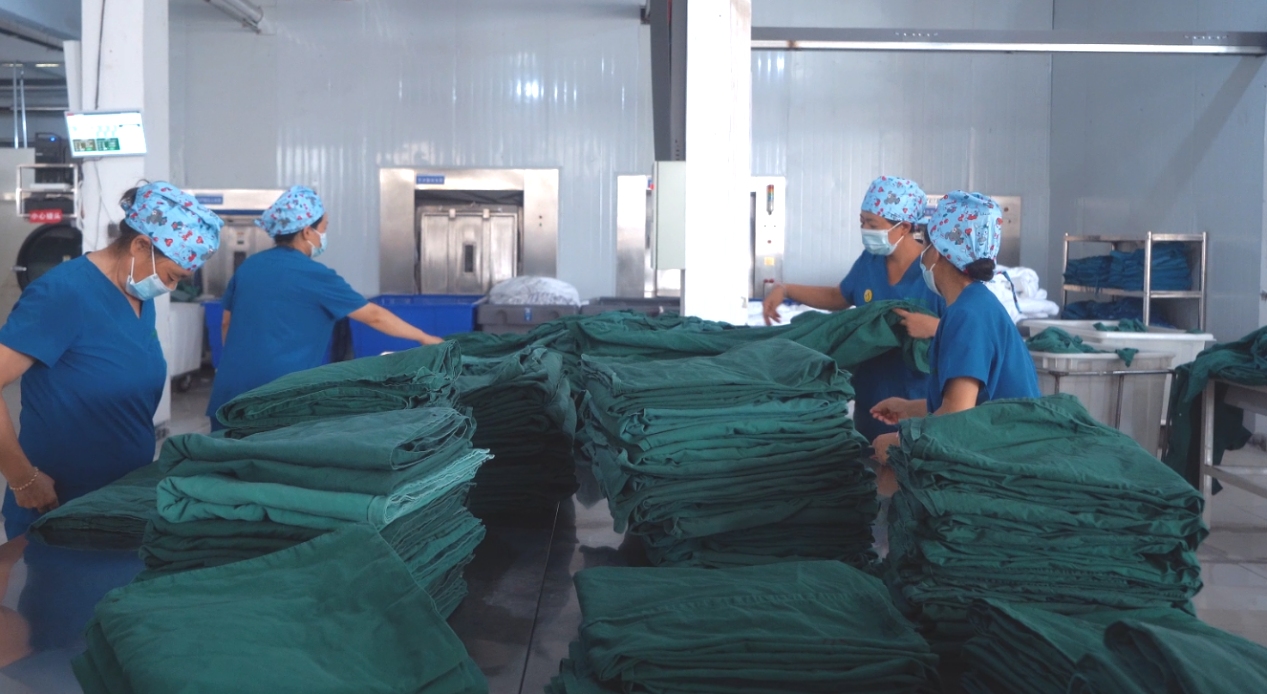 Cross-Contamination Prevention Through Washing and Sterilization of Hospital Linens